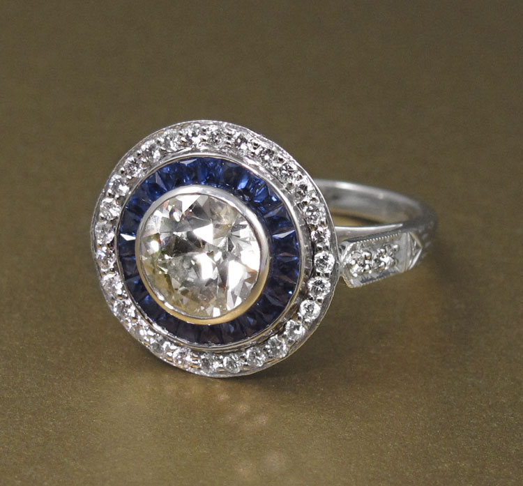 SOPHIA D PLATINUM SAPPHIRE &