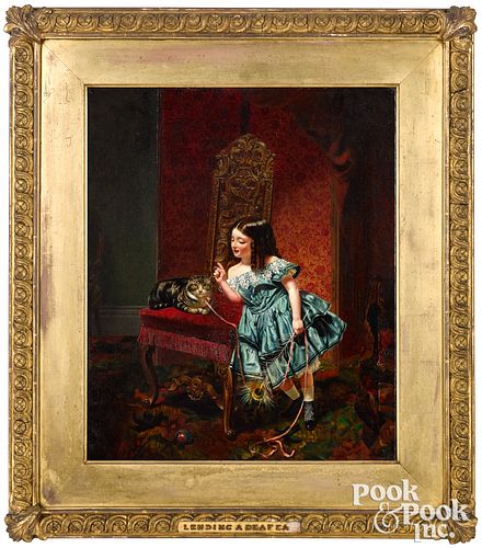 SOPHIE ANDERSON OIL ON CANVAS OF