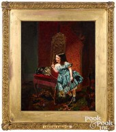 SOPHIE ANDERSON OIL ON CANVAS