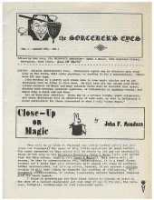 SORCERER'S EYES.Sorcerer's Eye