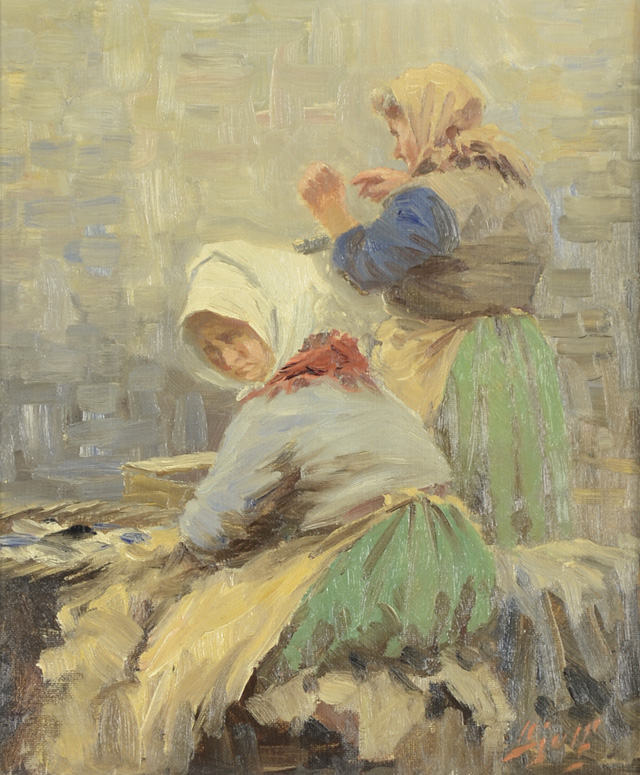 SOREN CHRISTIAN BJULF OIL ON CANVAS
