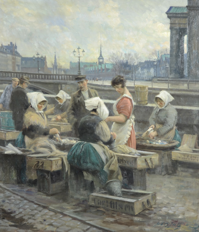 SOREN CHRISTIAN BJULF OIL ON CANVAS