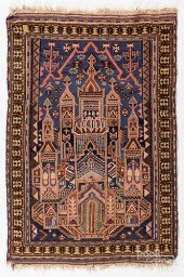 SOUF CARPET, 4'5" X 2'10".Souf