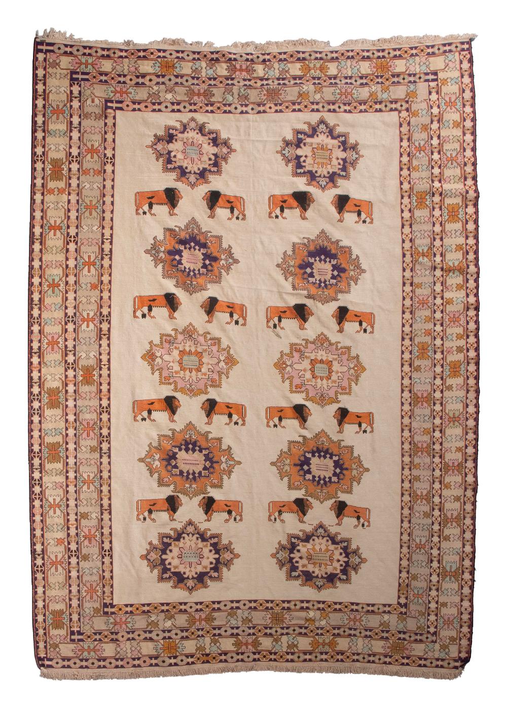 SOUMAC FLATWEAVE RUG: APPROX.