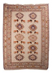 SOUMAC FLATWEAVE RUG: APPROX.
