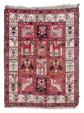 SOUMAC FLATWEAVE WOOL RUG: APP