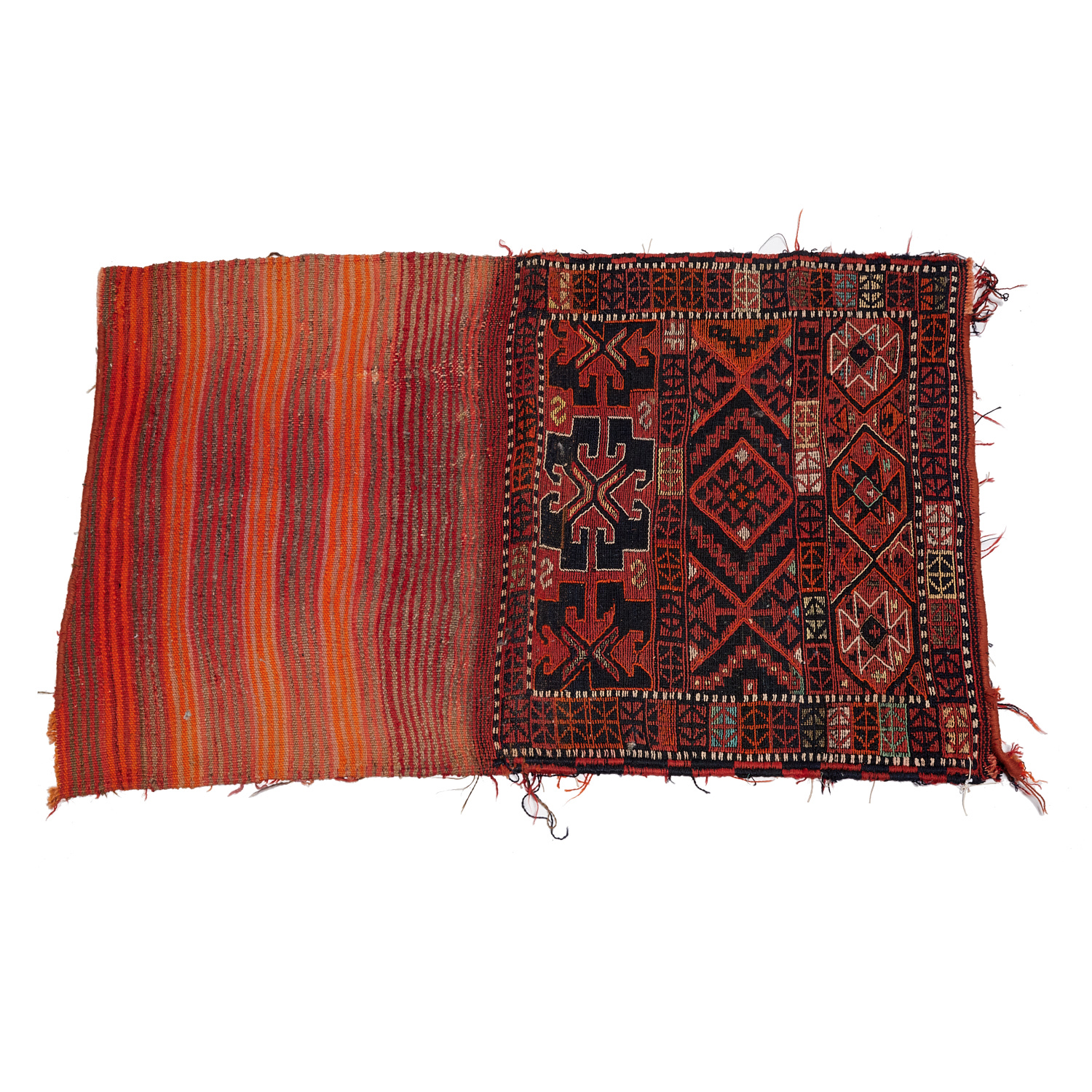 SOUMAK FLAT WOVEN BAG FACE OR