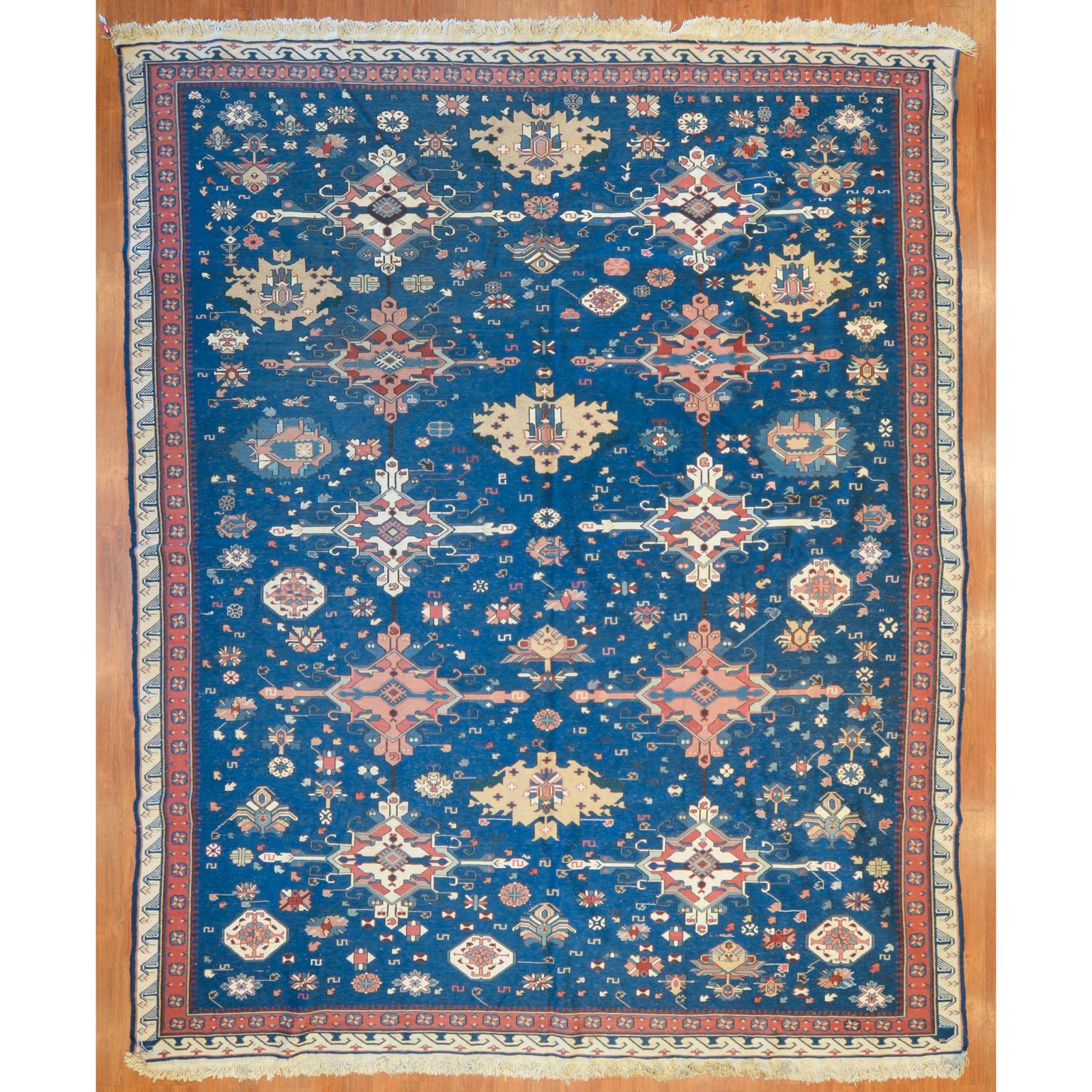 SOUMAK RUG, INDIA, 9.1 X 11.2