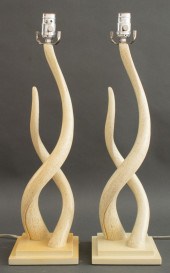 SOURCE KUDU TABLE LAMPS, 2 Tre