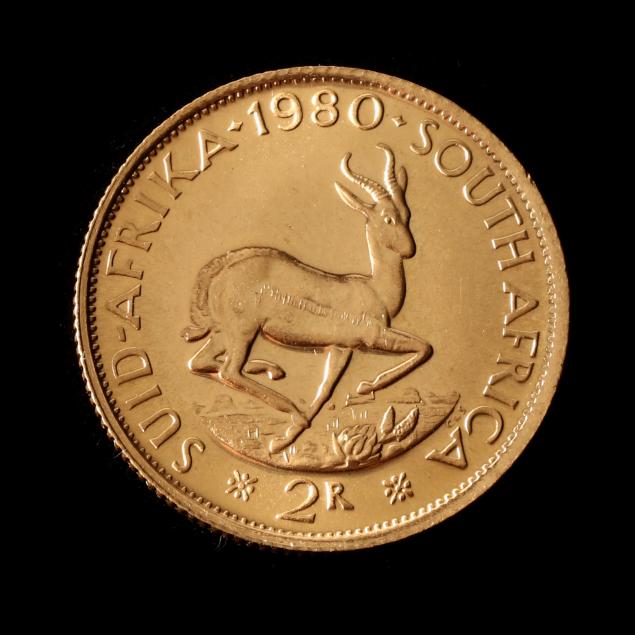 SOUTH AFRICA, 1980 GOLD 2 RAND