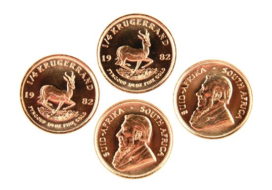 South African 1980 and 1982 1/4