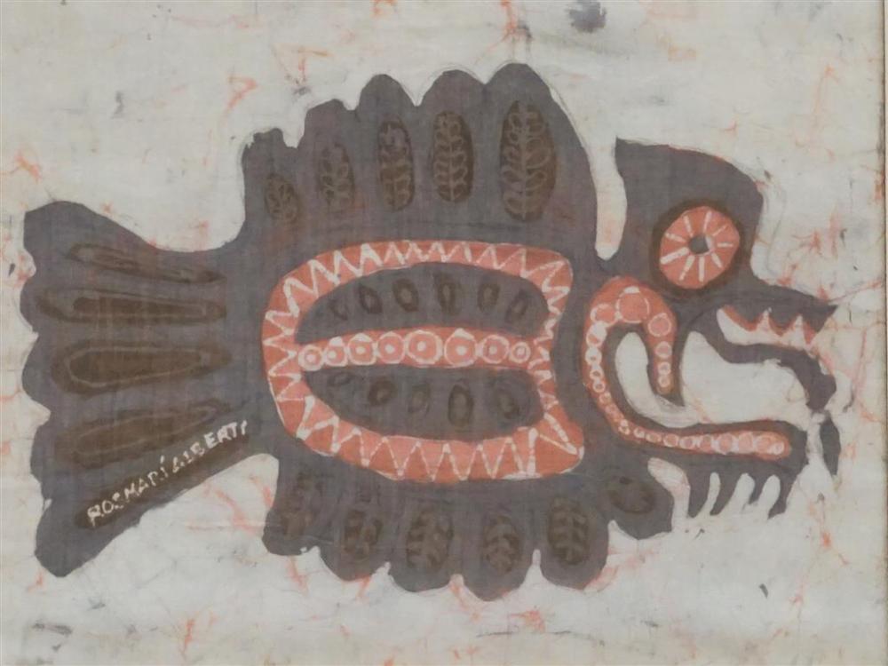 SOUTH AMERICAN, 20TH CENTURY, BATIK