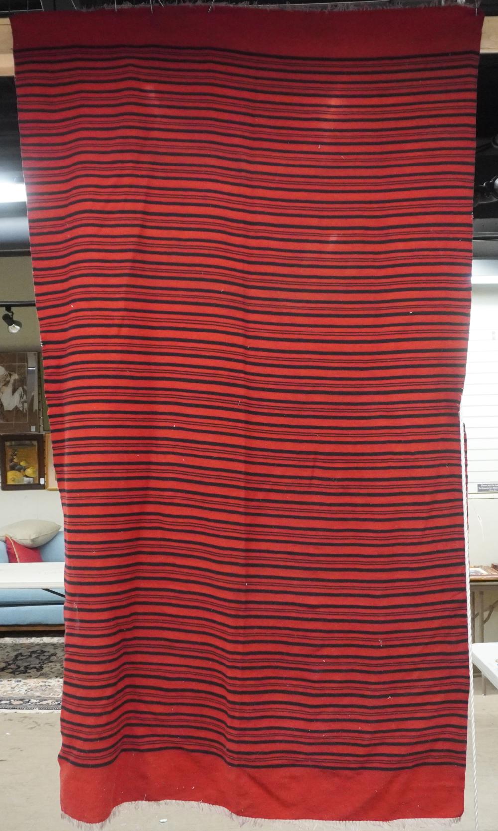 SOUTH AMERICAN INDIGO RUG APPROX. 7