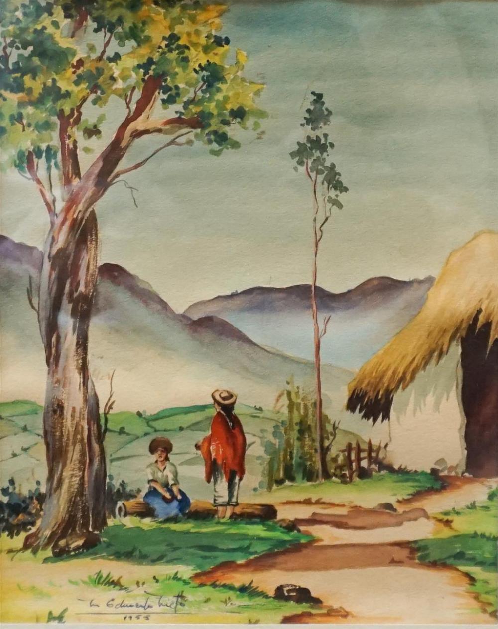 SOUTH AMERICAN SCHOOL, FARMERS ON A