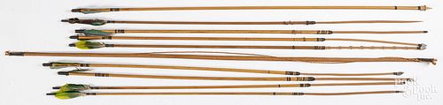 SOUTH AMERICAN TRIBAL BOW, NINE
