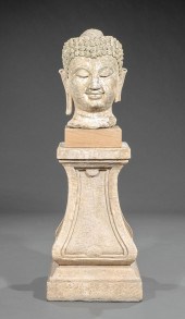 SOUTH ASIAN CARVED STONE OR ST