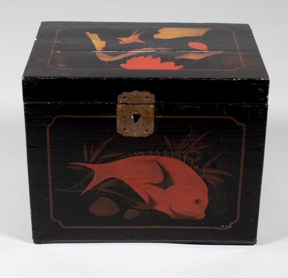 SOUTH ASIAN POLYCHROMED BLACK