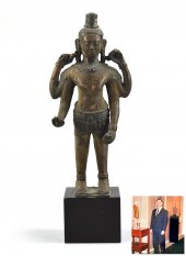 SOUTH EAST ASIAN BRONZE BUDDHA