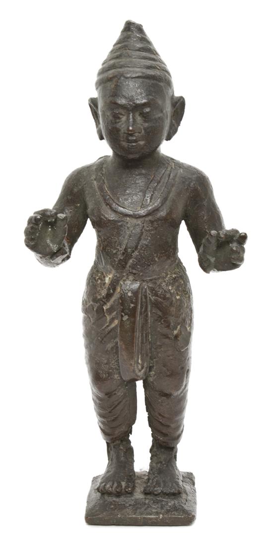 South East Asian Bronze Figure of