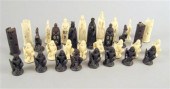 South German carved ivory and