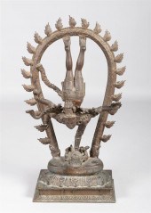 SOUTH INDIAN BRONZE FIGURE OF