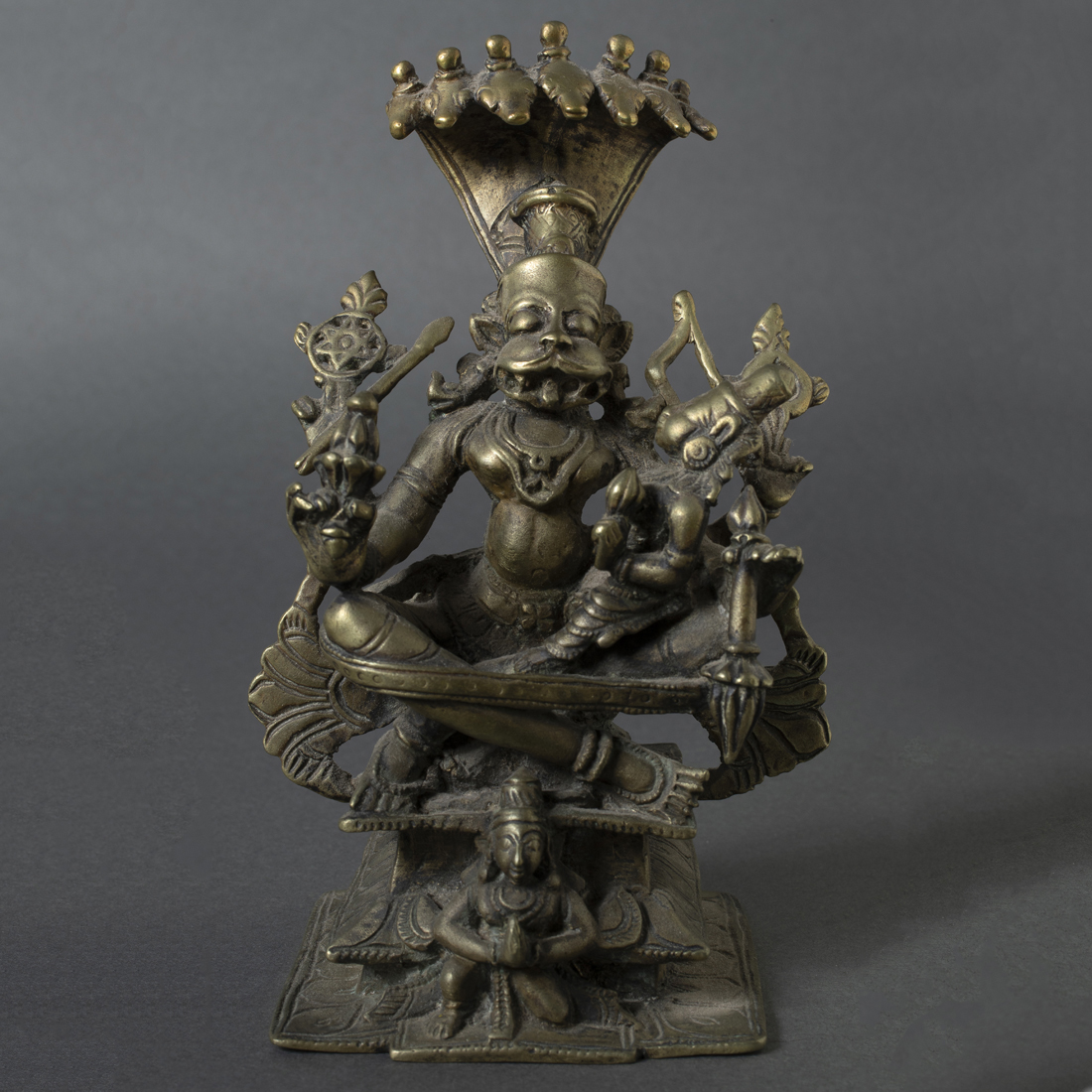 SOUTH INDIAN BRONZE FIGURE OF