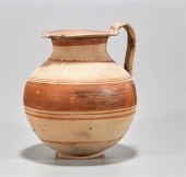 South Italian handled olpe wit