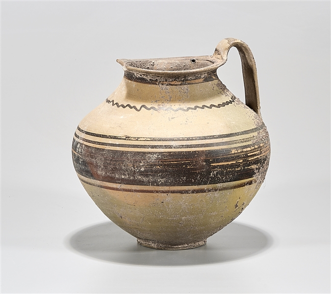 South Italian handled olpe with