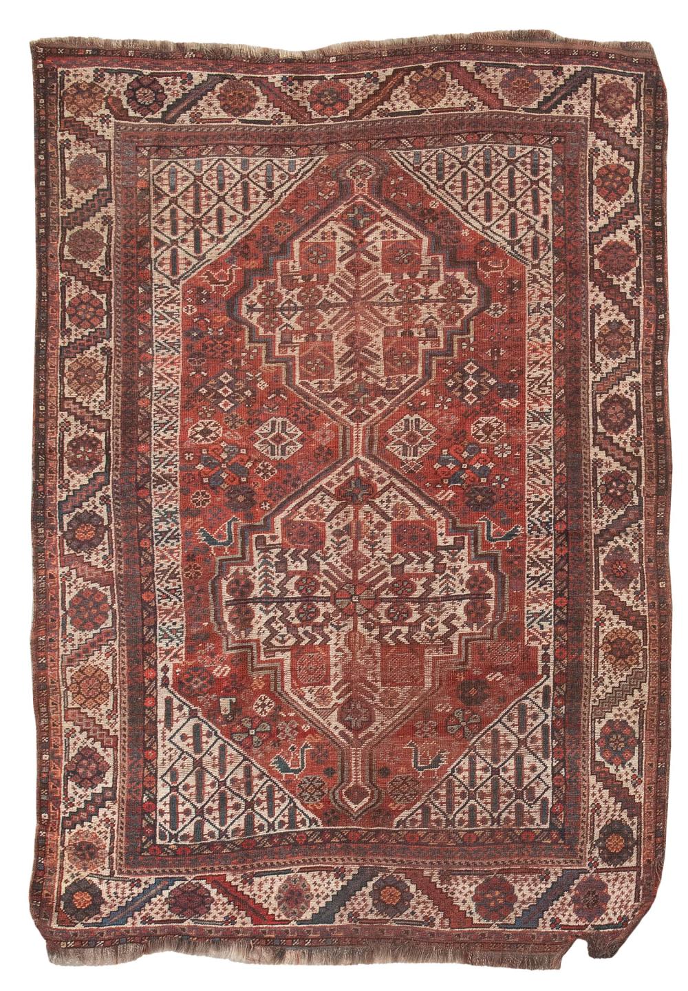 SOUTH PERSIAN RUG: 4’0” X 5’8”