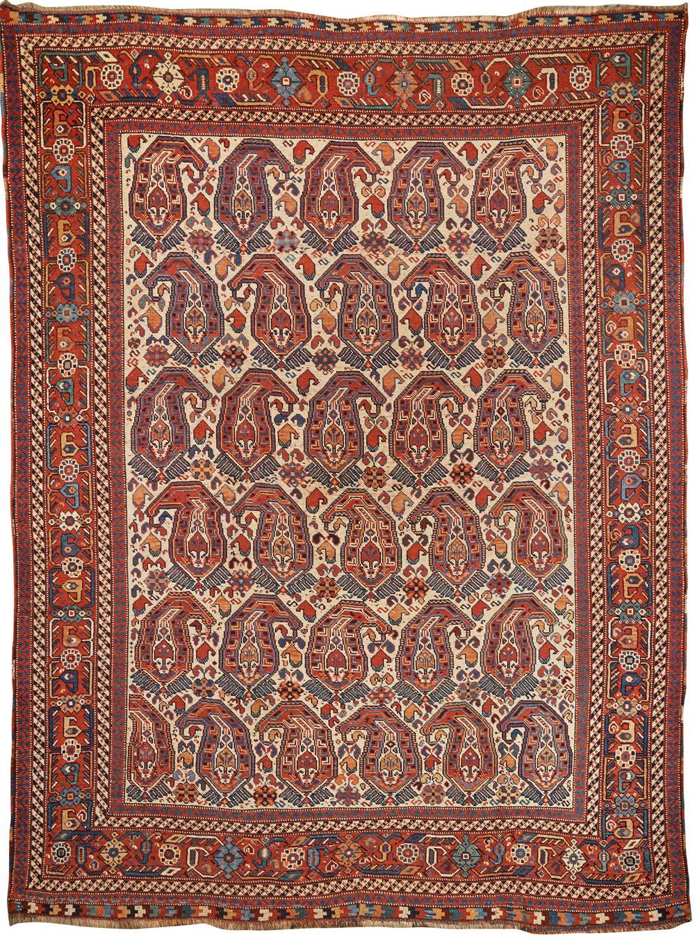 SOUTH PERSIAN RUG, CA. 1900, WITH
