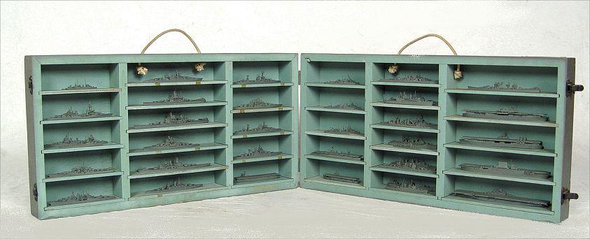 SOUTH SALEM STUDIOS CASED NAVY SHIP