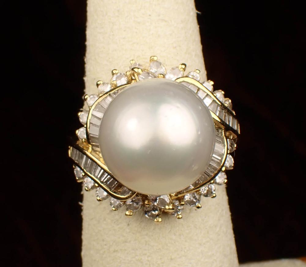 SOUTH SEA PEARL, DIAMOND AND GOLD