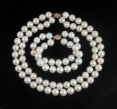 SOUTH SEA PEARL NECKLACE AND B