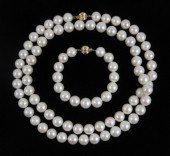 SOUTH SEA PEARL NECKLACE AND B