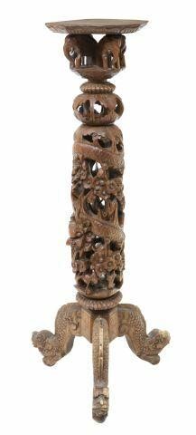 SOUTHEAST ASIA CARVED HARDWOOD