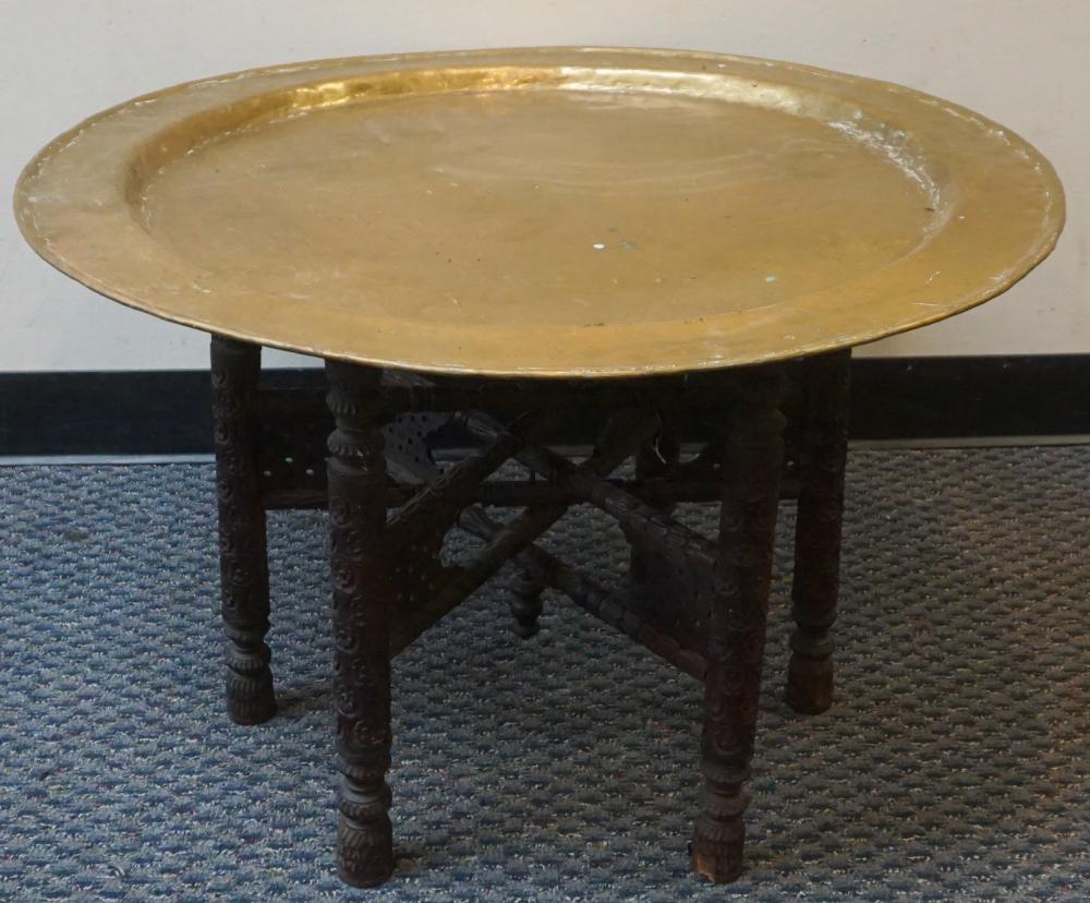 SOUTHEAST ASIAN BRASS TRAY TOP