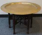 SOUTHEAST ASIAN BRASS TRAY TOP