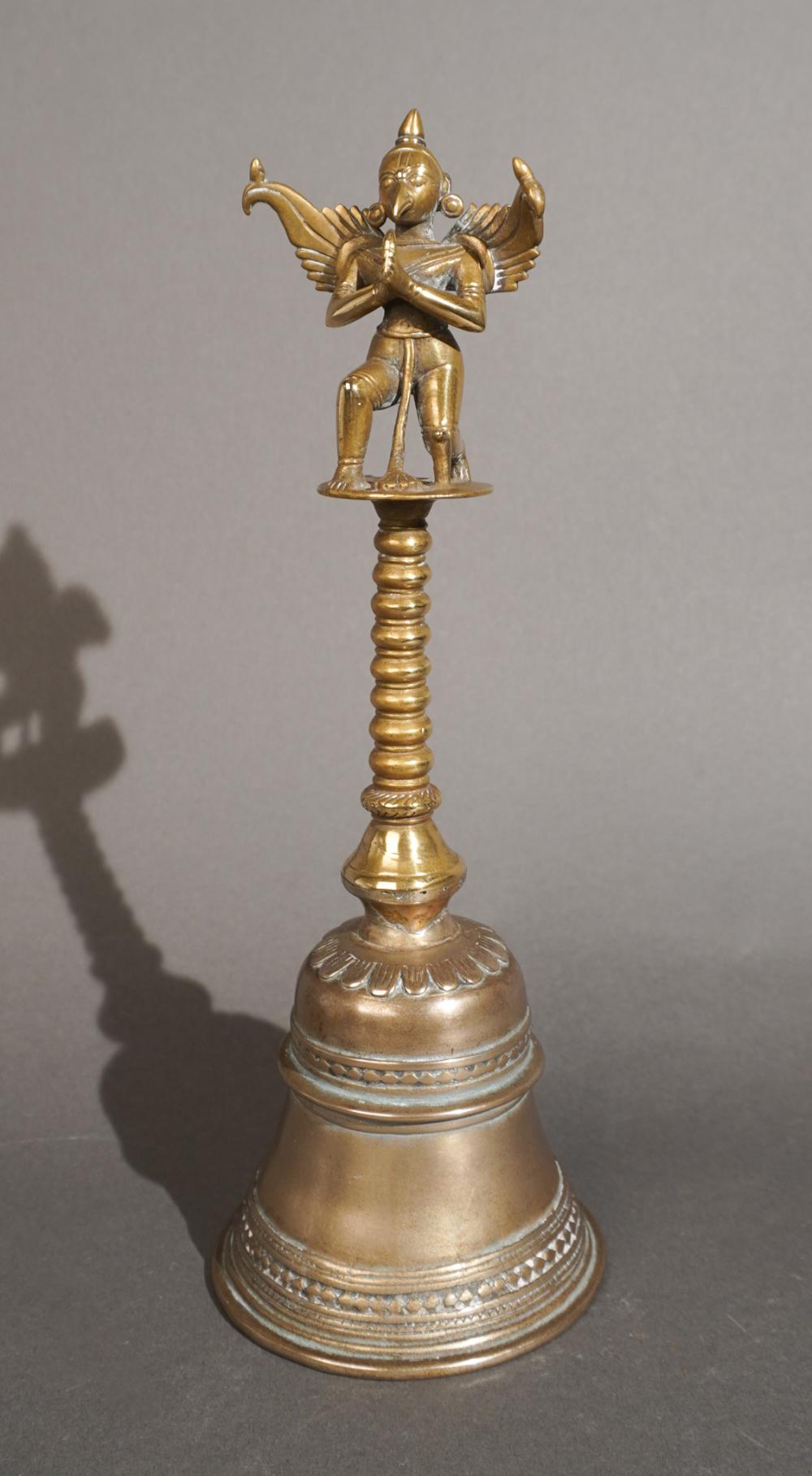 SOUTHEAST ASIAN BRONZE BELL, H:
