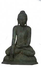 SOUTHEAST ASIAN BRONZE FIGURE