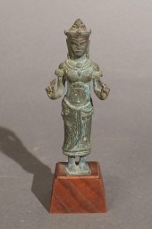 SOUTHEAST ASIAN BRONZE FIGURE