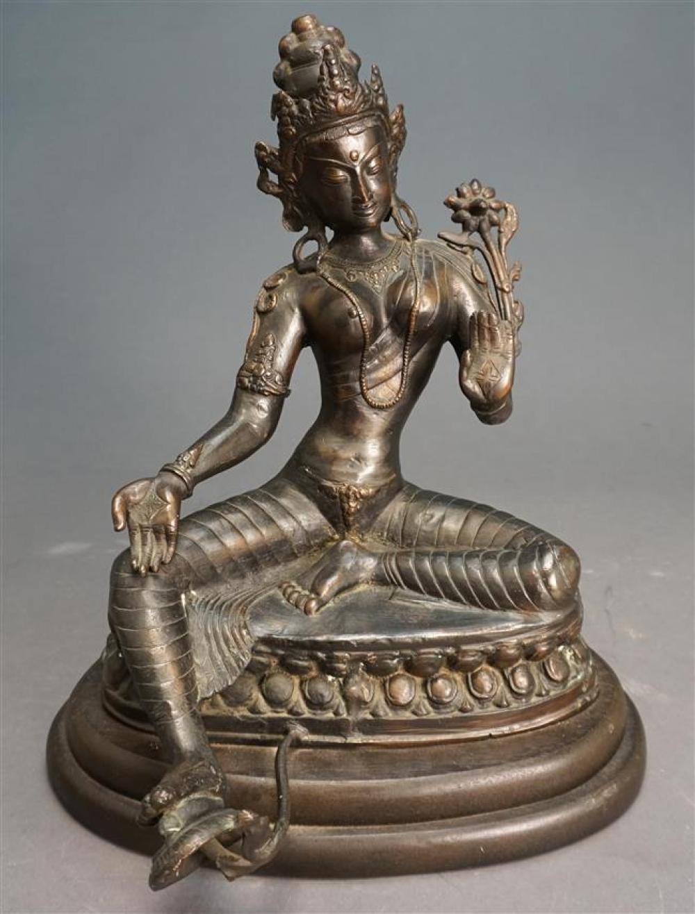 SOUTHEAST ASIAN BRONZE FIGURE OF