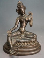 SOUTHEAST ASIAN BRONZE FIGURE