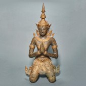 SOUTHEAST ASIAN BRONZE FIGURE