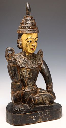 SOUTHEAST ASIAN BURMESE PARCEL GILT