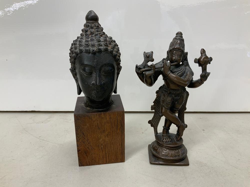 SOUTHEAST ASIAN BUST OF BUDDHA ON