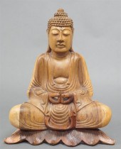 SOUTHEAST ASIAN CARVED AND BUR
