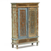 SOUTHEAST ASIAN CARVED AND PAI