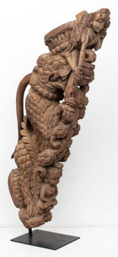 SOUTHEAST ASIAN CARVED ARCHITE