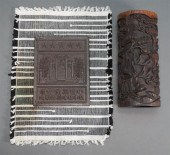 SOUTHEAST ASIAN CARVED BAMBOO