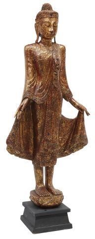 SOUTHEAST ASIAN CARVED GILT
